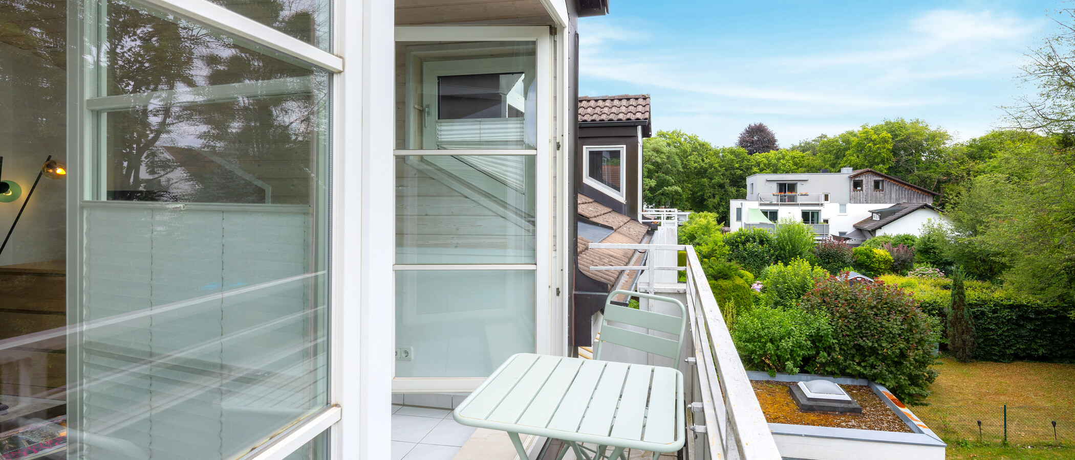 Dachgeschosswohnung München Solln 02 Balkon 14919