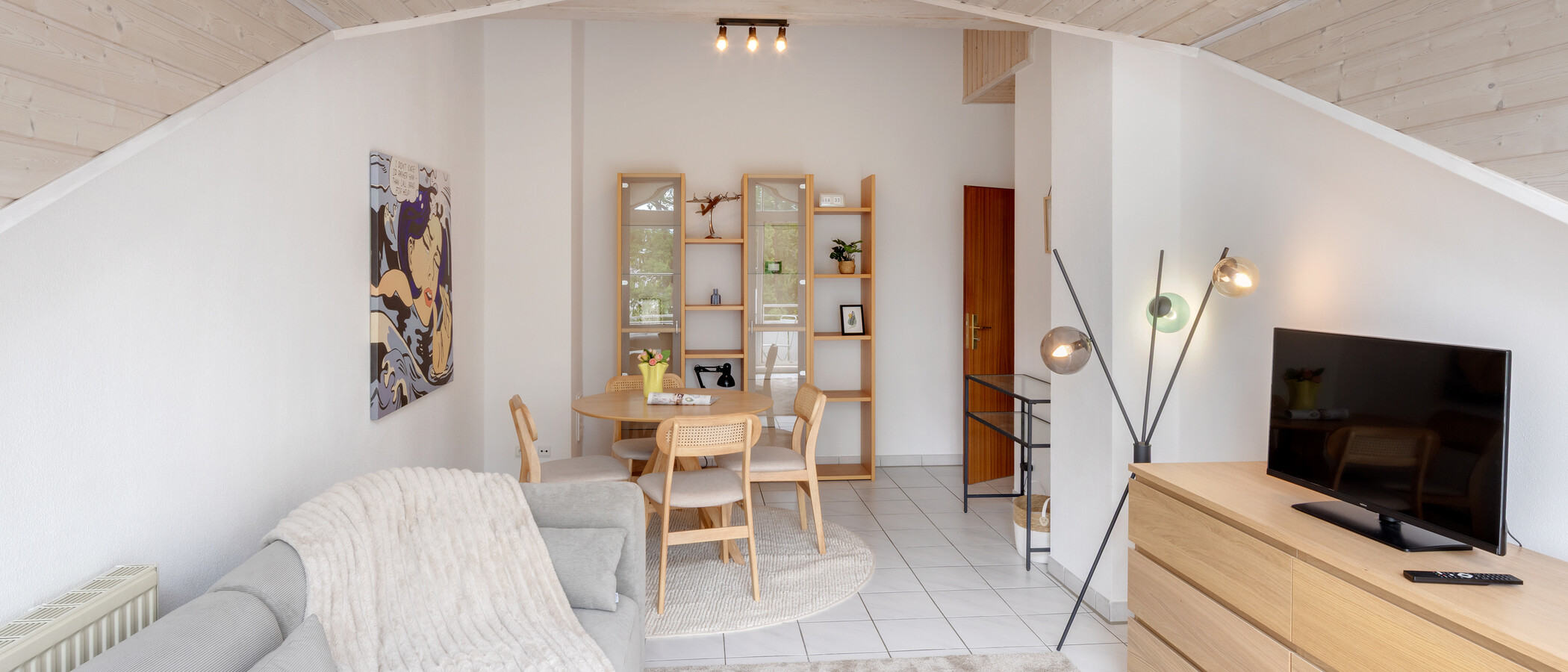 Dachgeschosswohnung München Solln 03 Wohnbereich 14919