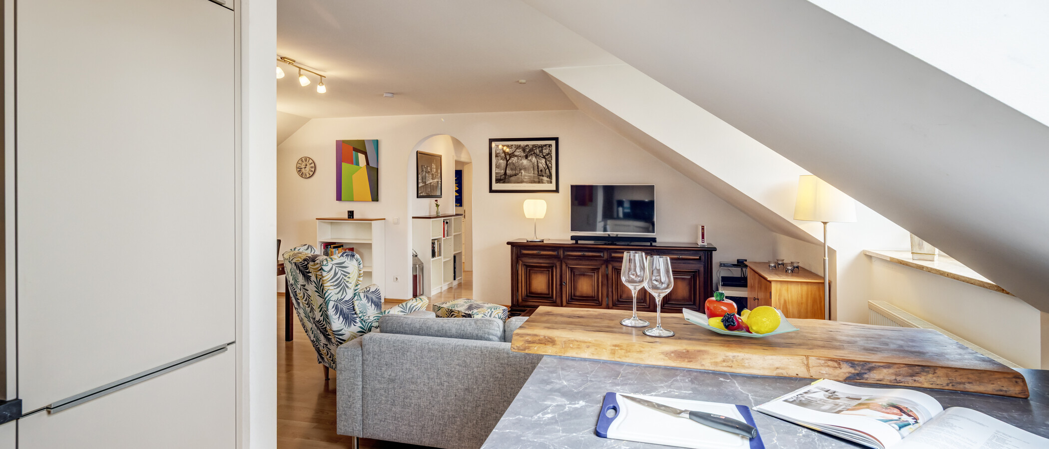 Dachgeschosswohnung München Obergiesing 04 Küche 14920