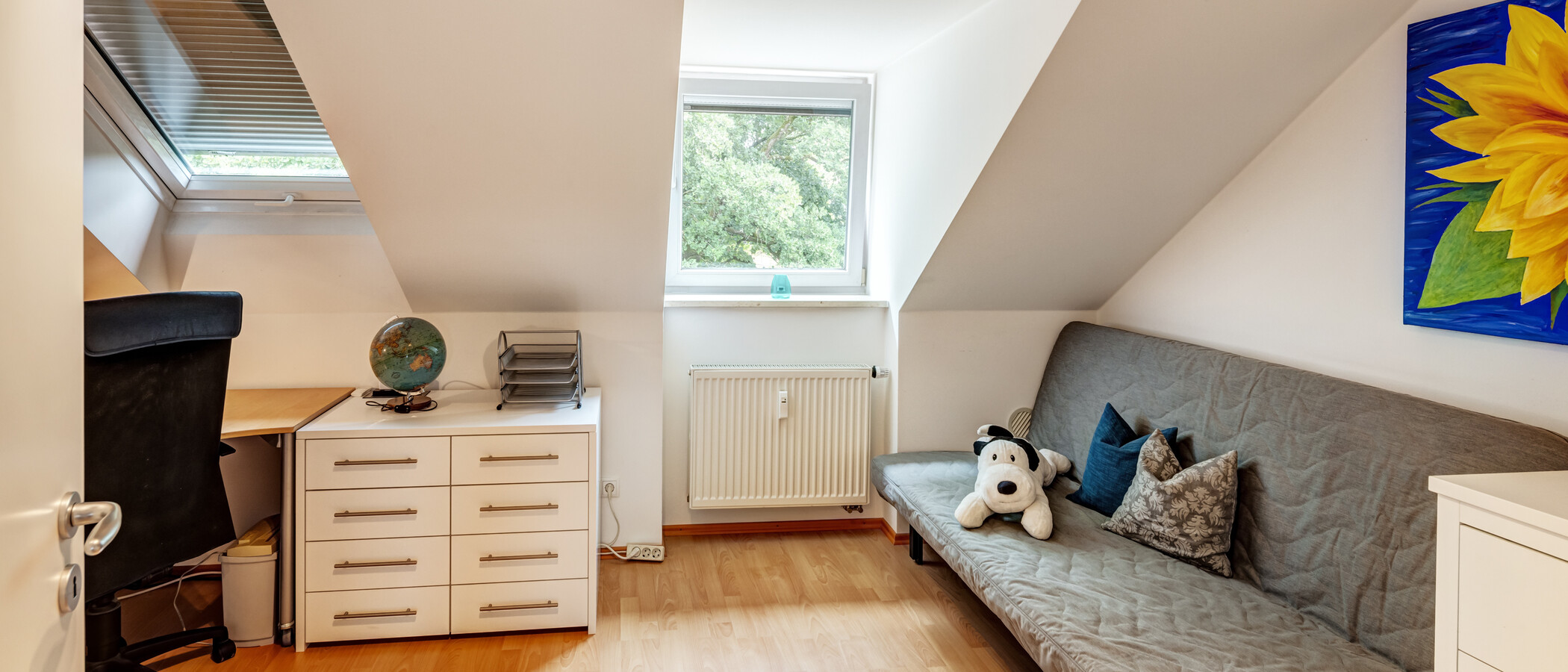 Dachgeschosswohnung München Obergiesing 02 Arbeits-/Gästezimmer 14920