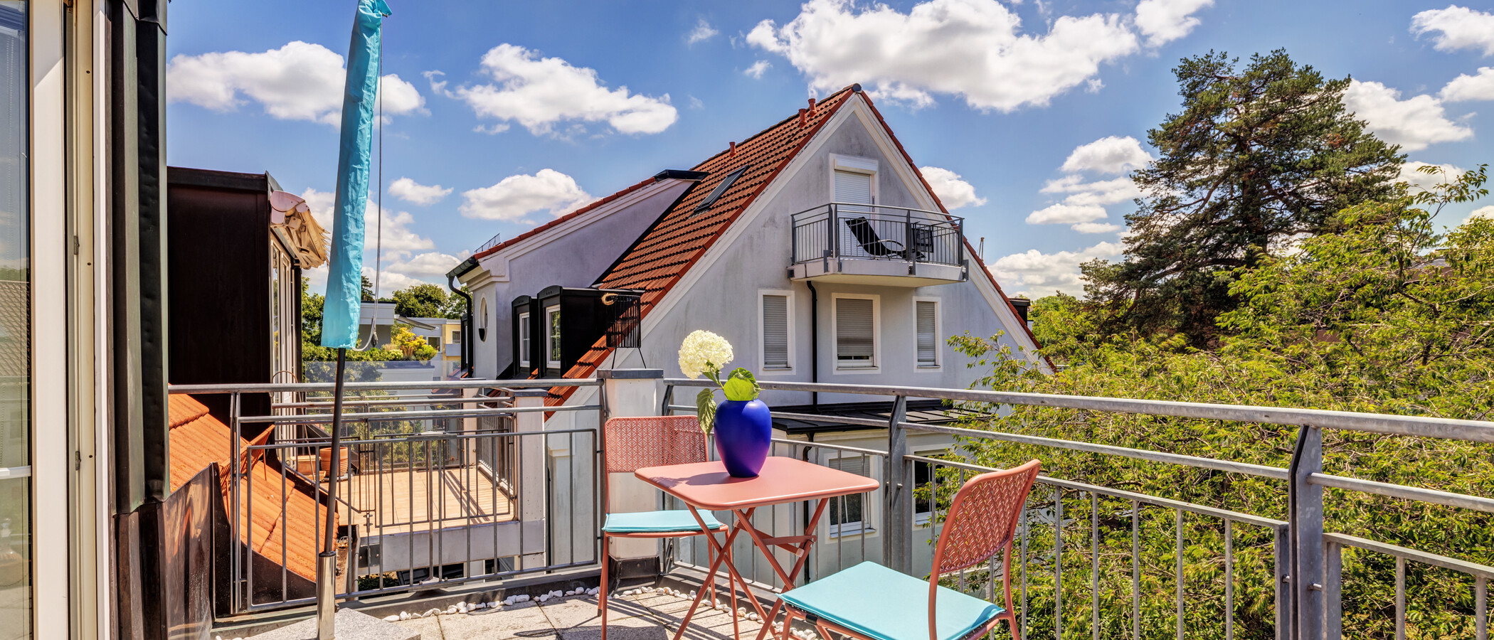 Dachgeschosswohnung München Obermenzing 03 Balkon 14927