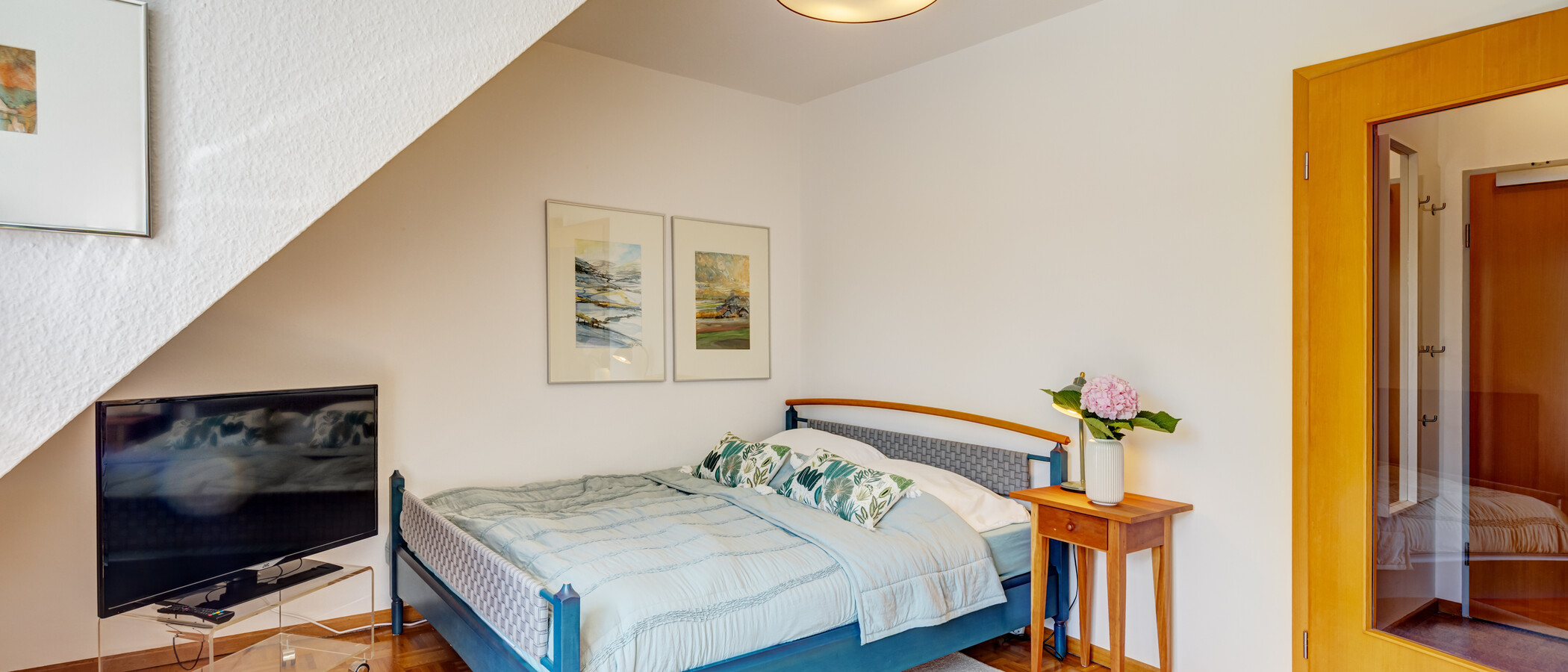 Dachgeschosswohnung München Obermenzing 01 Schlafbereich 14927