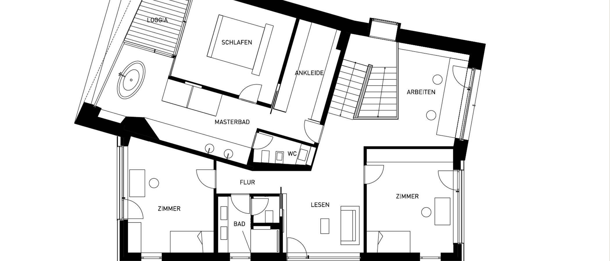 Villa München Harlaching 03 Grundriss 14944