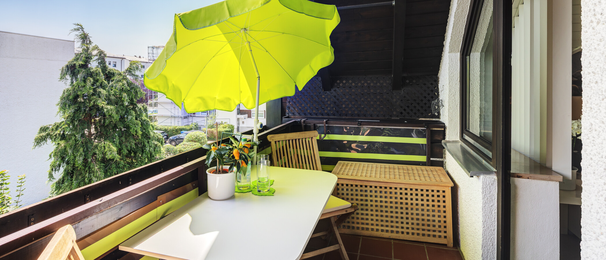 Dachgeschosswohnung Germering 03 Balkon 14946