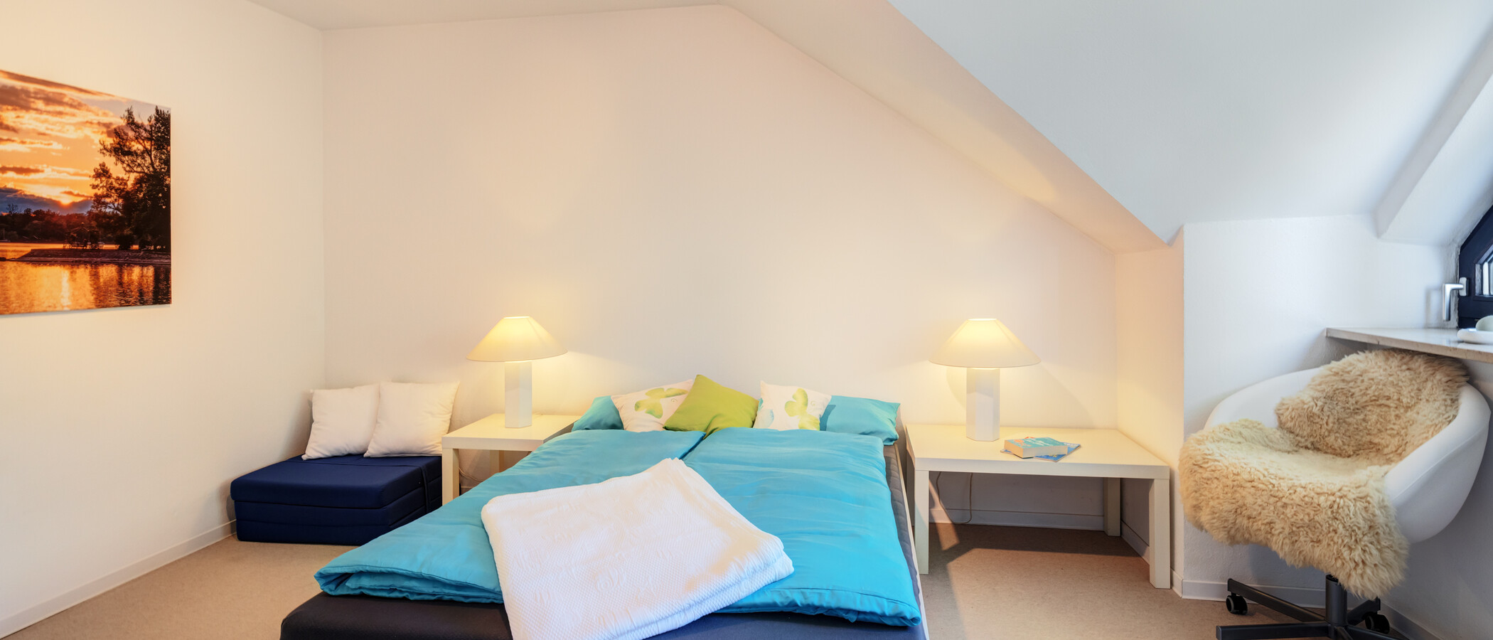 Dachgeschosswohnung Germering 02 Schlafzimmer 14946