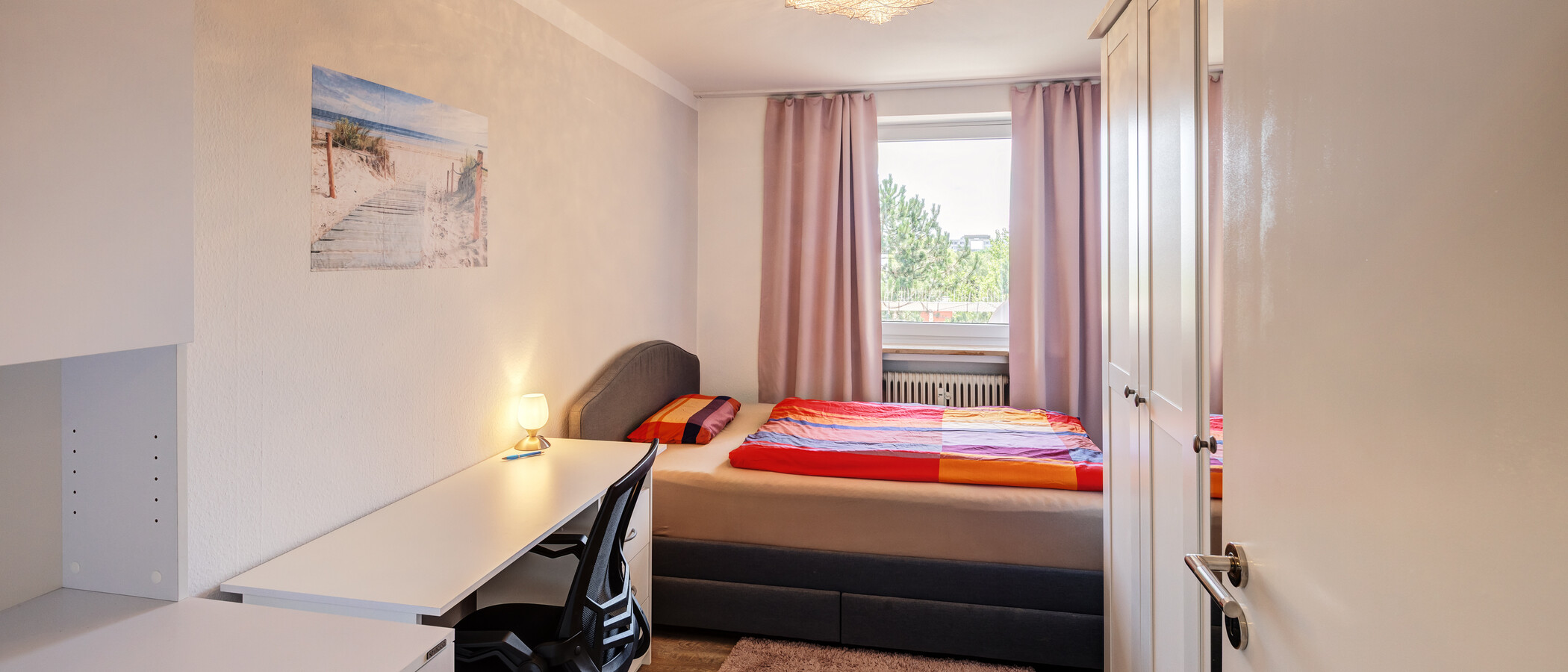 Wohnung München Neuperlach 01 2. Schlafzimmer	 14948