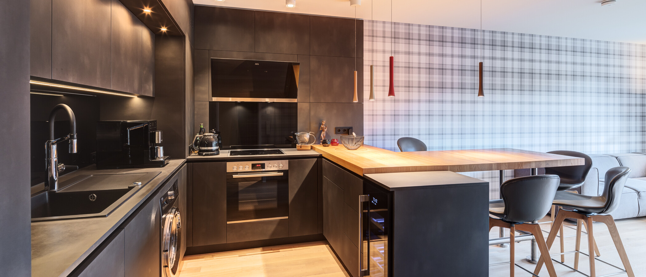 Dachgeschosswohnung München Au 01 Küche 14953