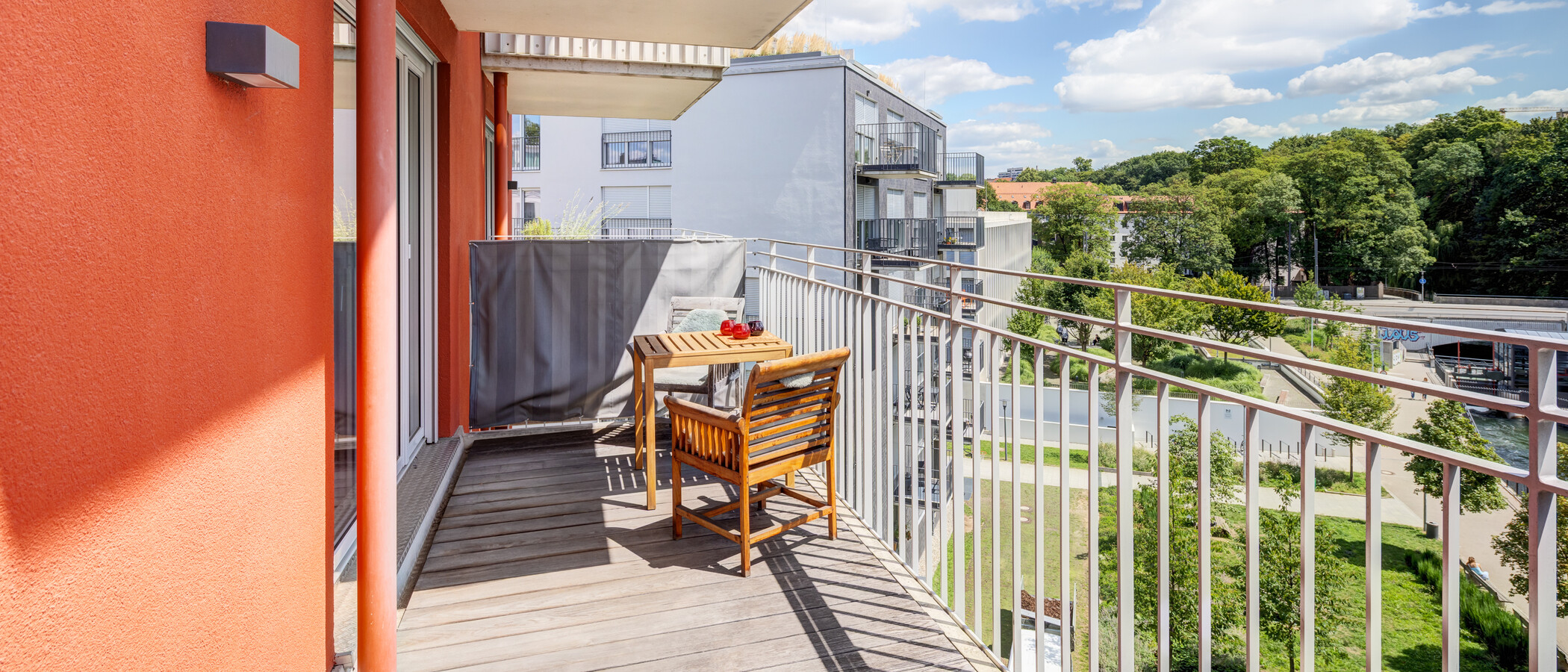 Dachgeschosswohnung München Au 03 Balkon 14953