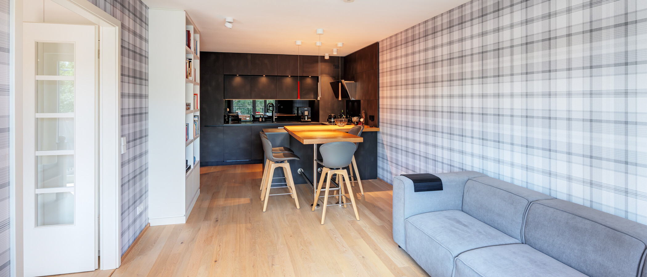 Dachgeschosswohnung München Au 04 Wohnbereich 14953