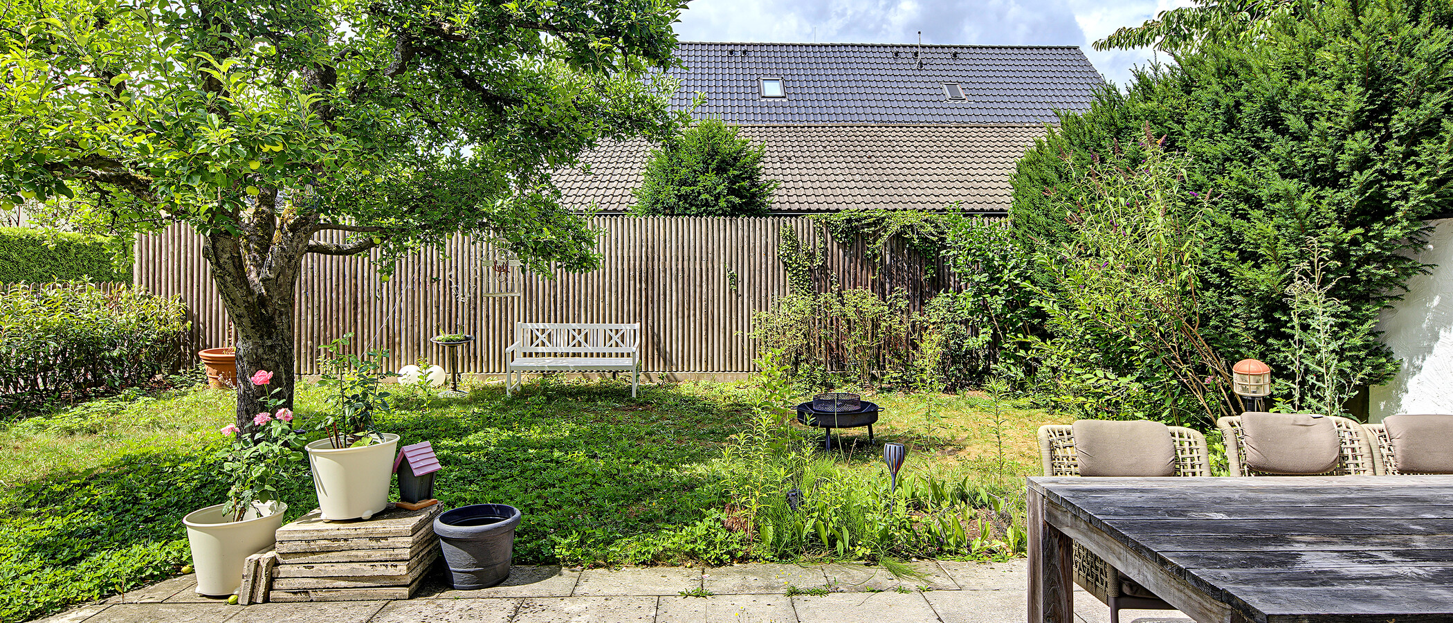 Haus München Waldtrudering 01 Garten 14955