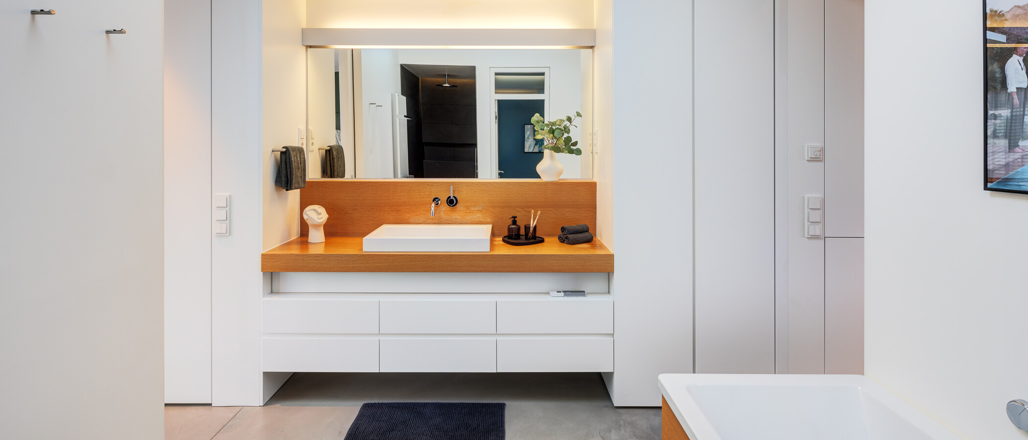 Dachterrassenwohnung München Ludwigsvorstadt 01 1. Badezimmer 14956