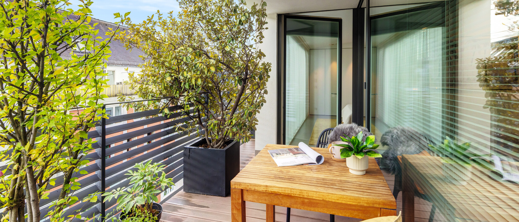 Dachterrassenwohnung München Ludwigsvorstadt 02 1. Loggia 14956