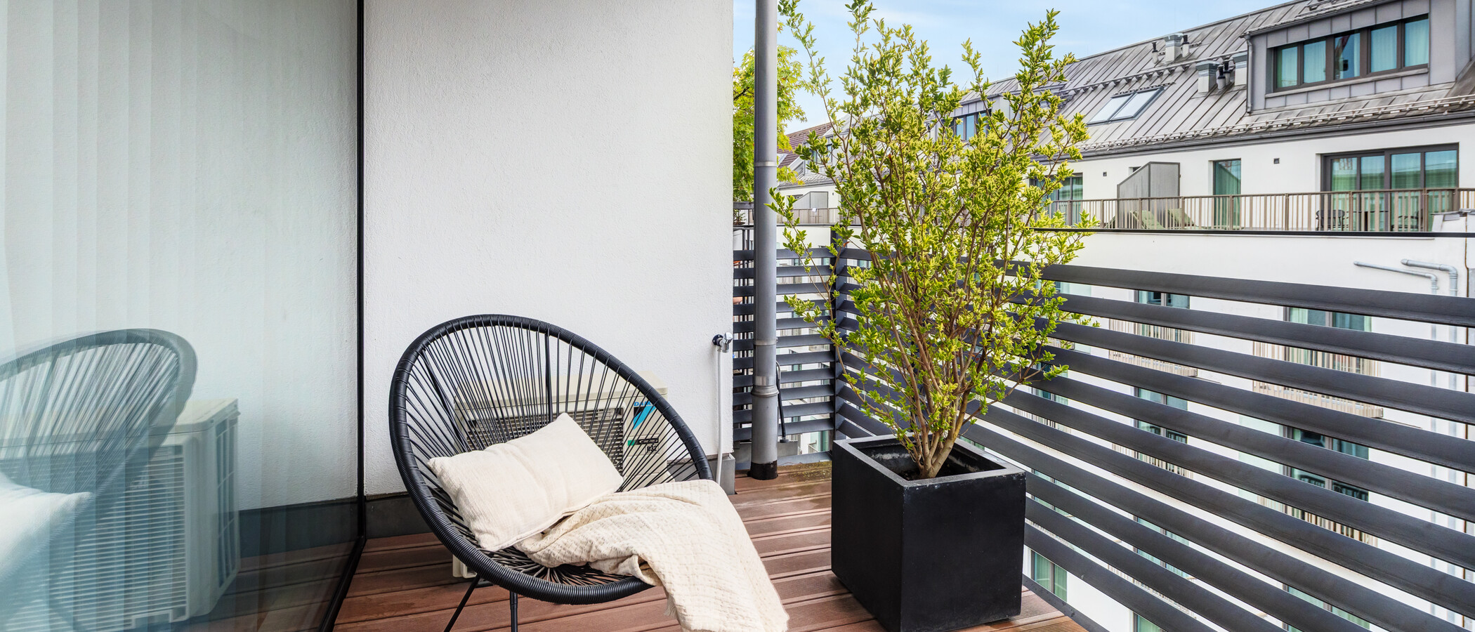 Dachterrassenwohnung München Ludwigsvorstadt 01 2. Loggia 14956