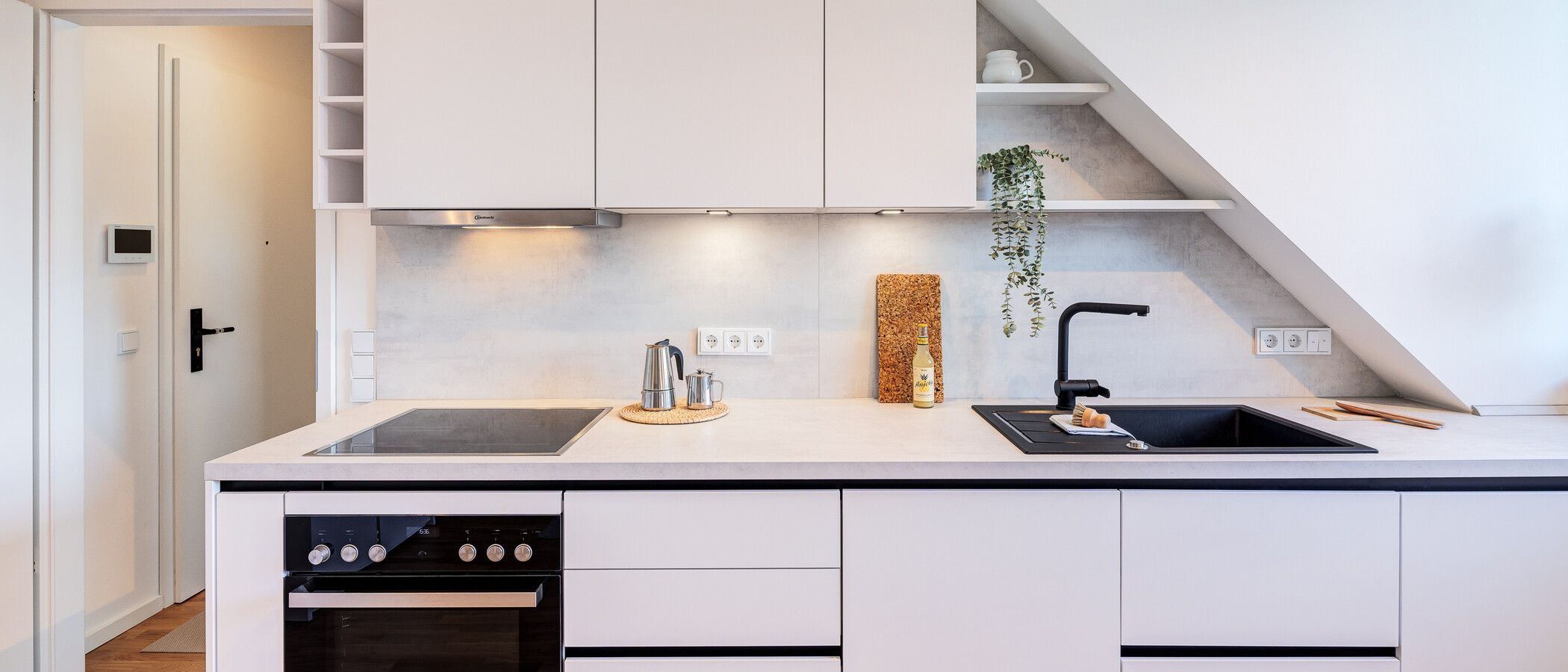 Dachgeschosswohnung München Riem 01 Küche 14957