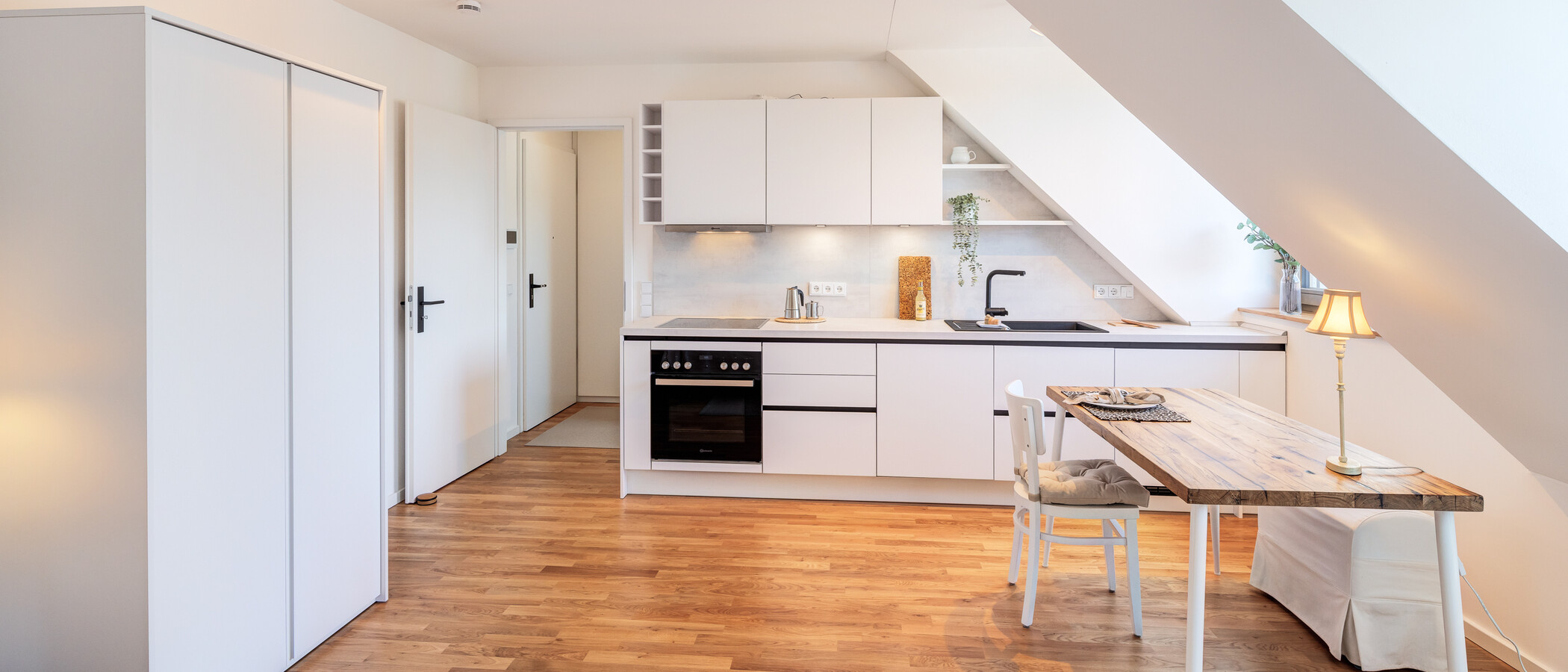 Dachgeschosswohnung München Riem 04 Wohnbereich 14957
