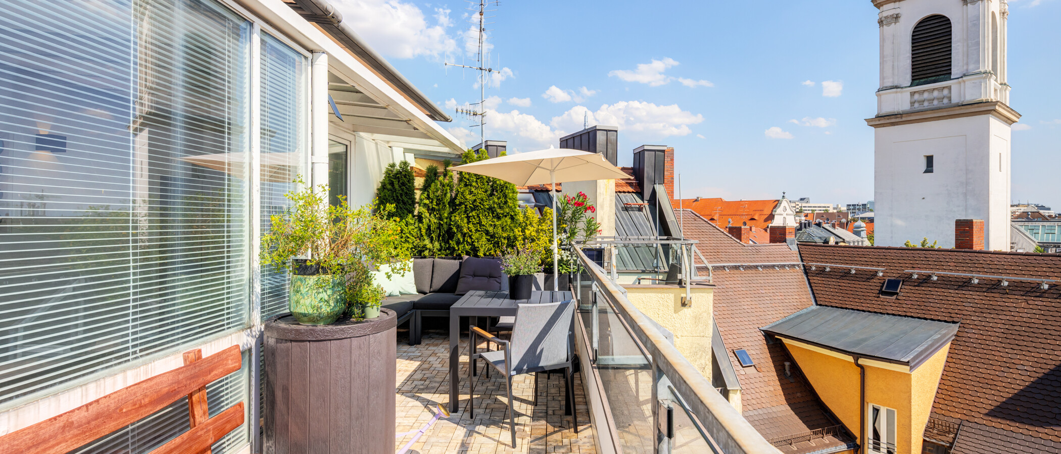 Maisonettewohnung München Haidhausen 02 Dachterrasse 14963