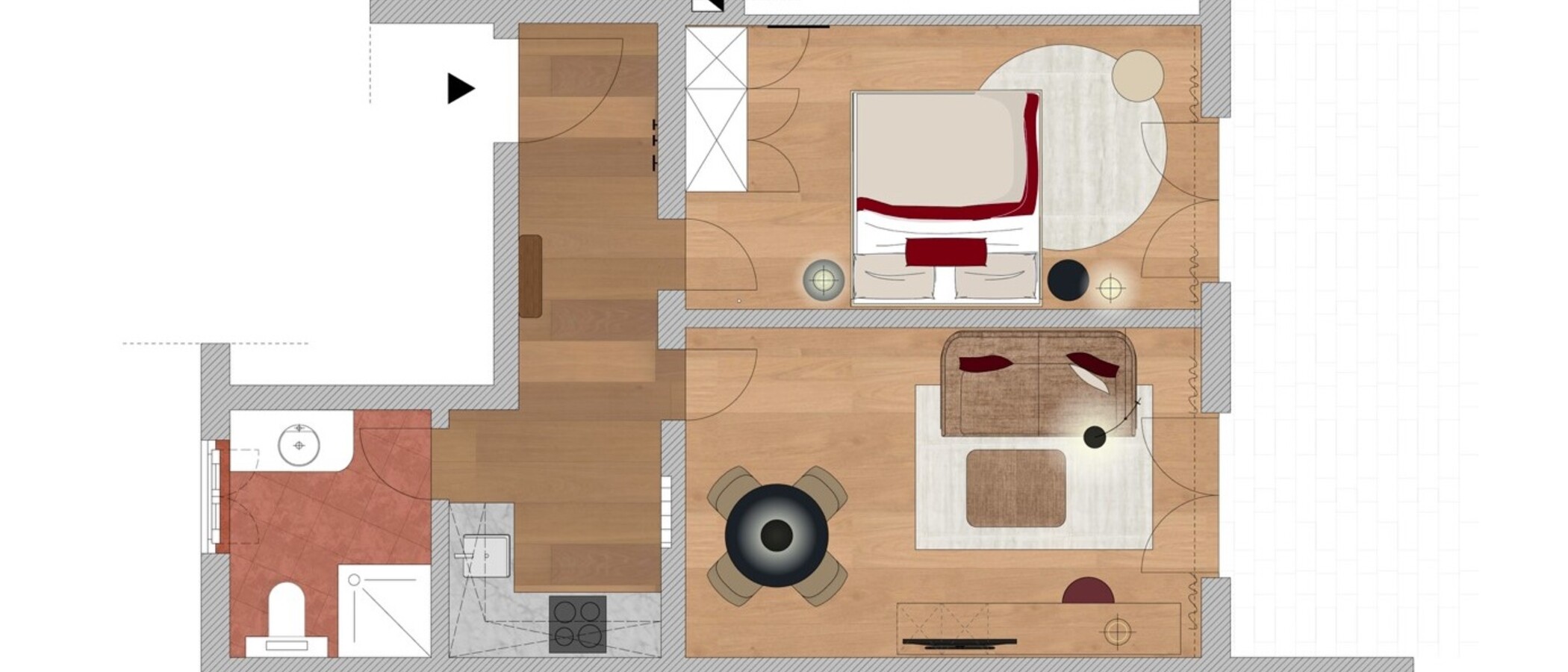 Wohnung Rottach-Egern 01 Grundriss 14964