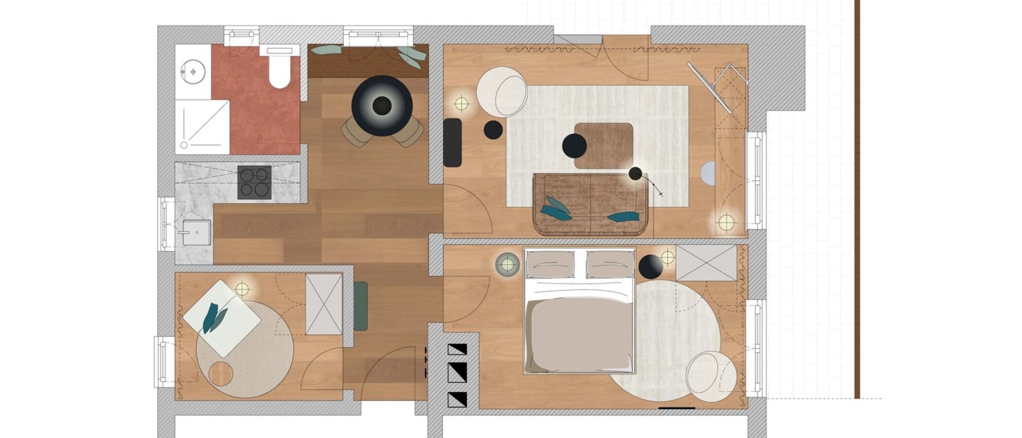 Wohnung Rottach-Egern 01 Grundriss 14965