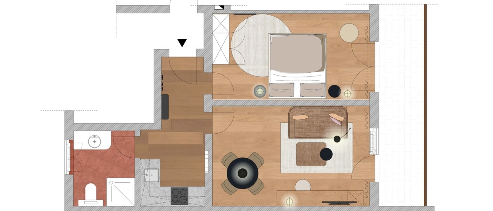 Wohnung Rottach-Egern 01 Grundriss 14966