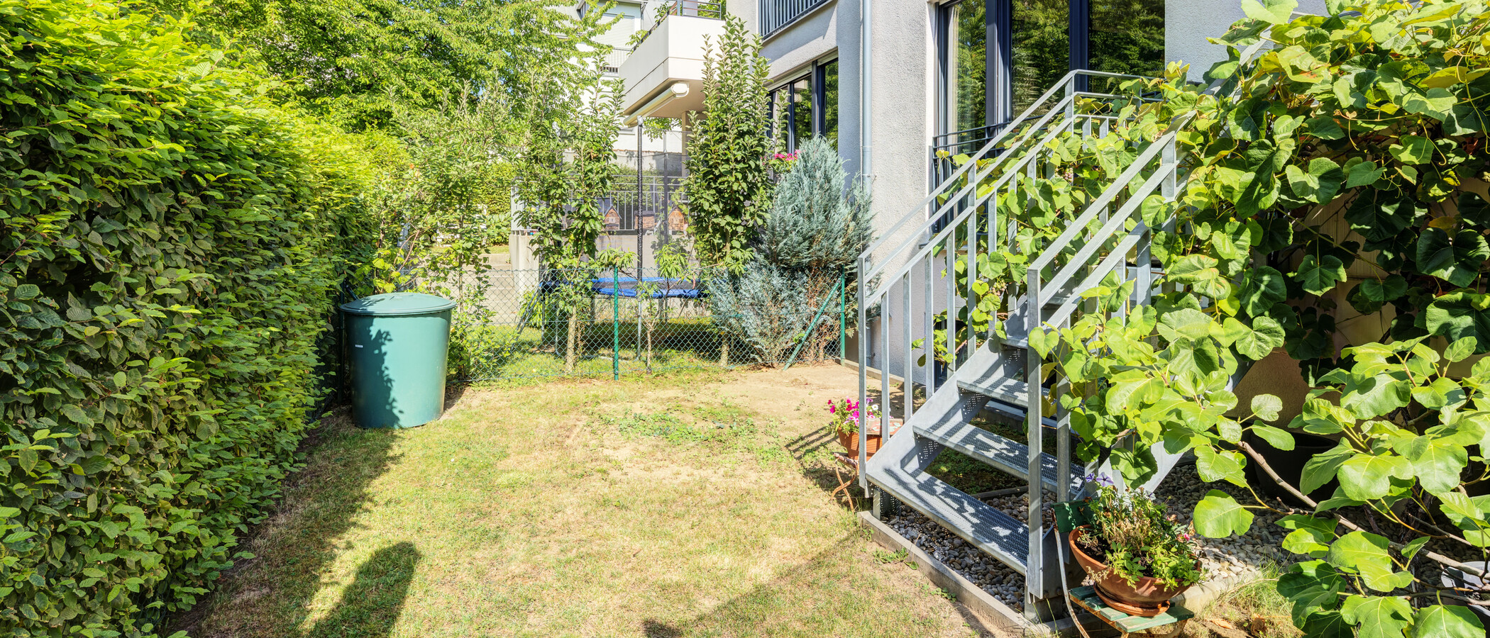 Maisonettewohnung München Oberföhring 02 Garten 14969
