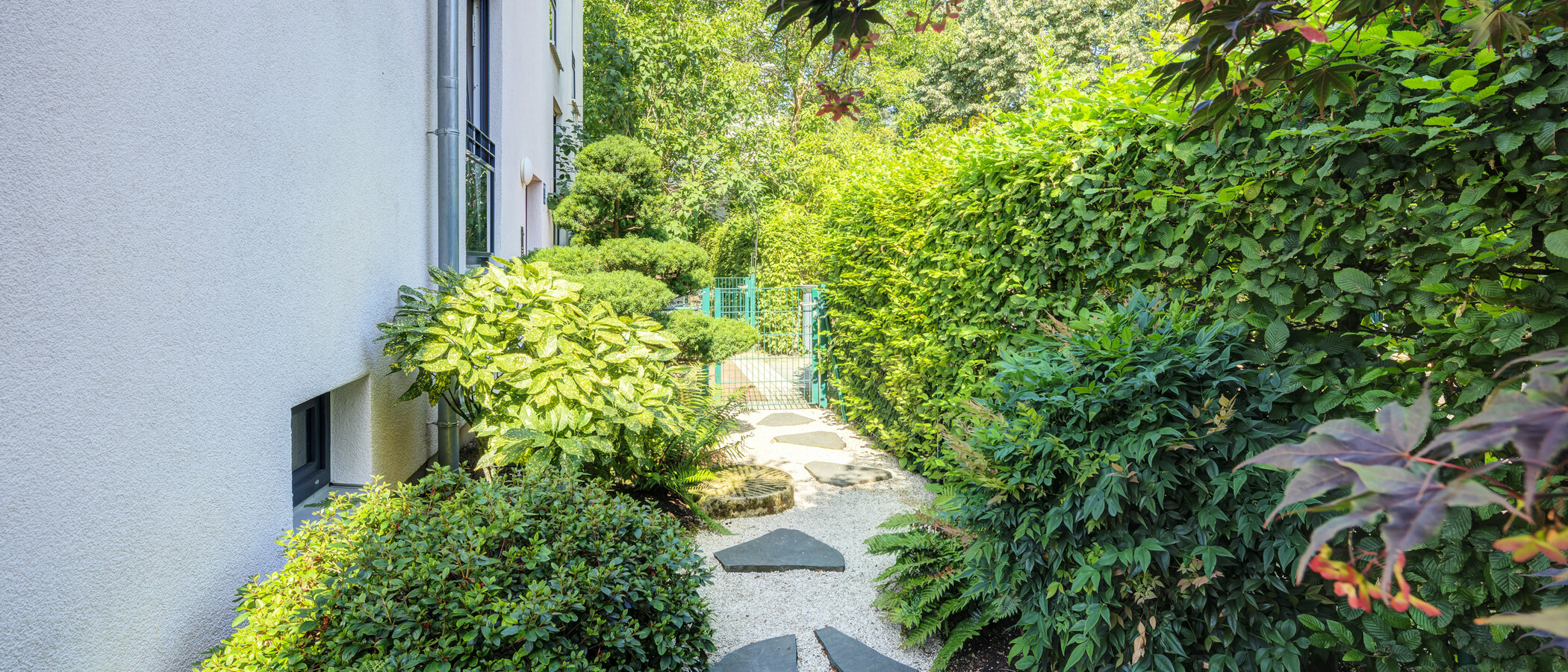 Maisonettewohnung München Oberföhring 05 Garten 14969