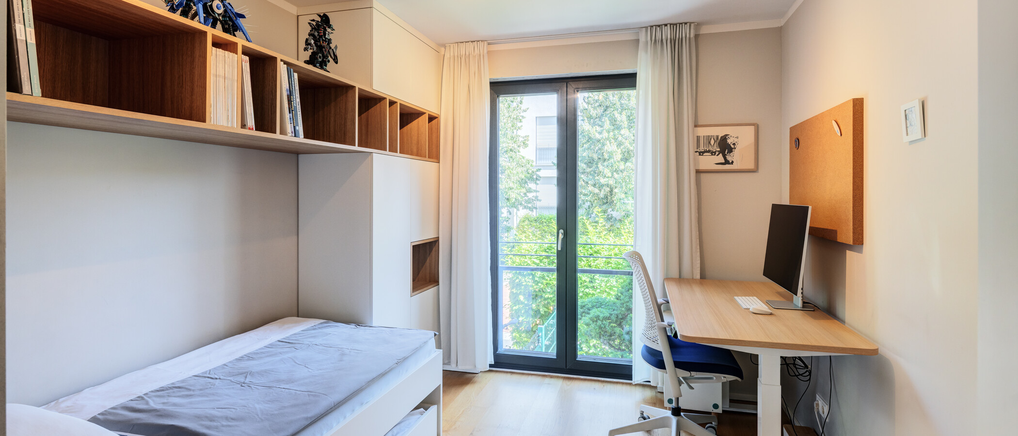 Maisonettewohnung München Oberföhring 01 2. Schlafzimmer	 14969