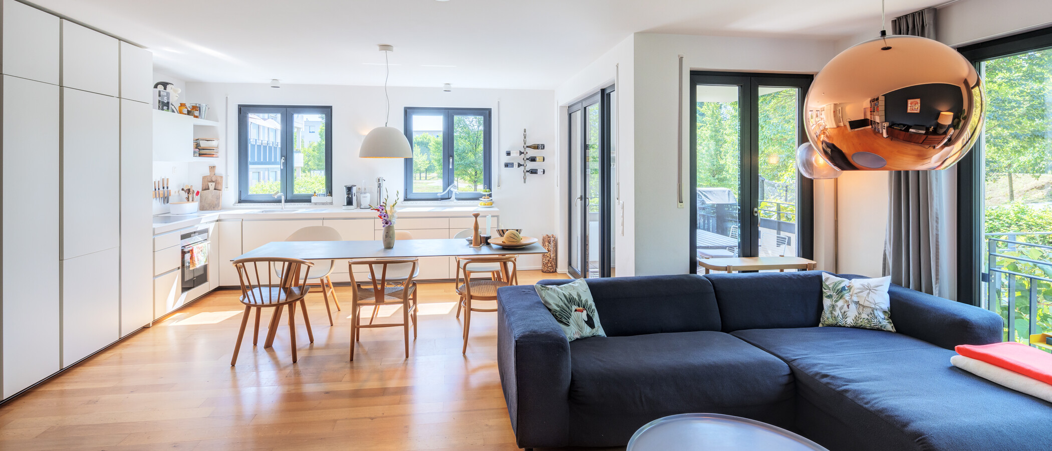 Maisonettewohnung München Oberföhring 04 Wohnbereich 14969