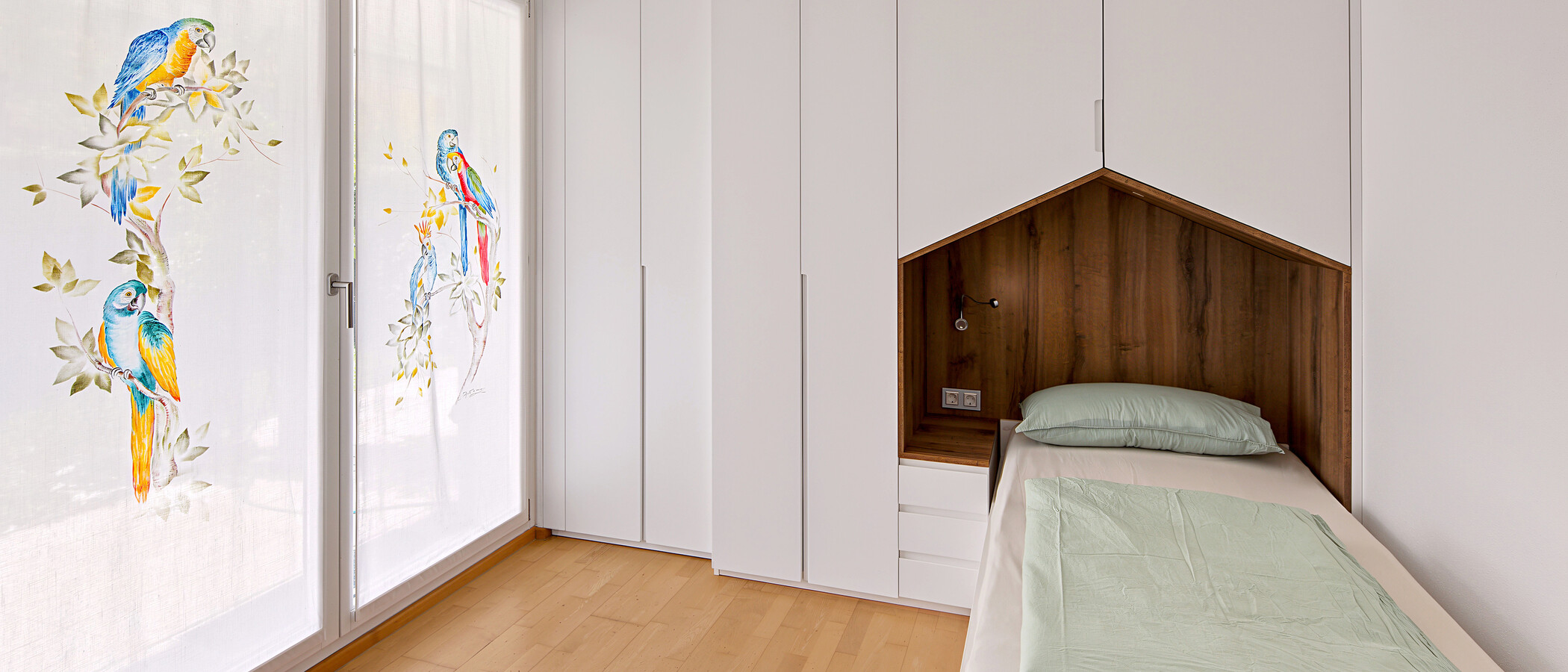 Wohnung München Nymphenburg 01 2. Schlafzimmer	 14977