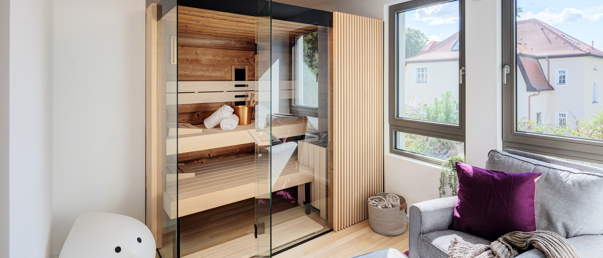 Doppelhaushälfte Herrsching am Ammersee 01 Sauna 14978