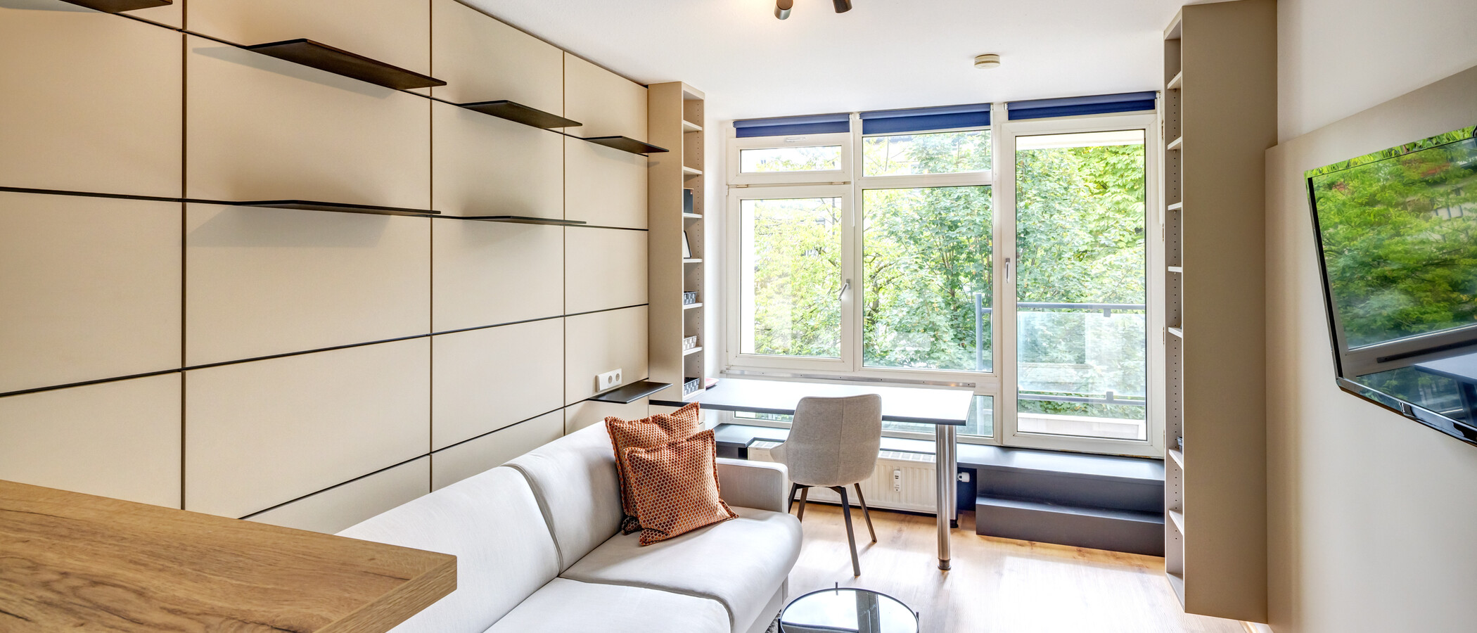 Apartment München Maxvorstadt - Museumsviertel 01 Wohnbereich 14980