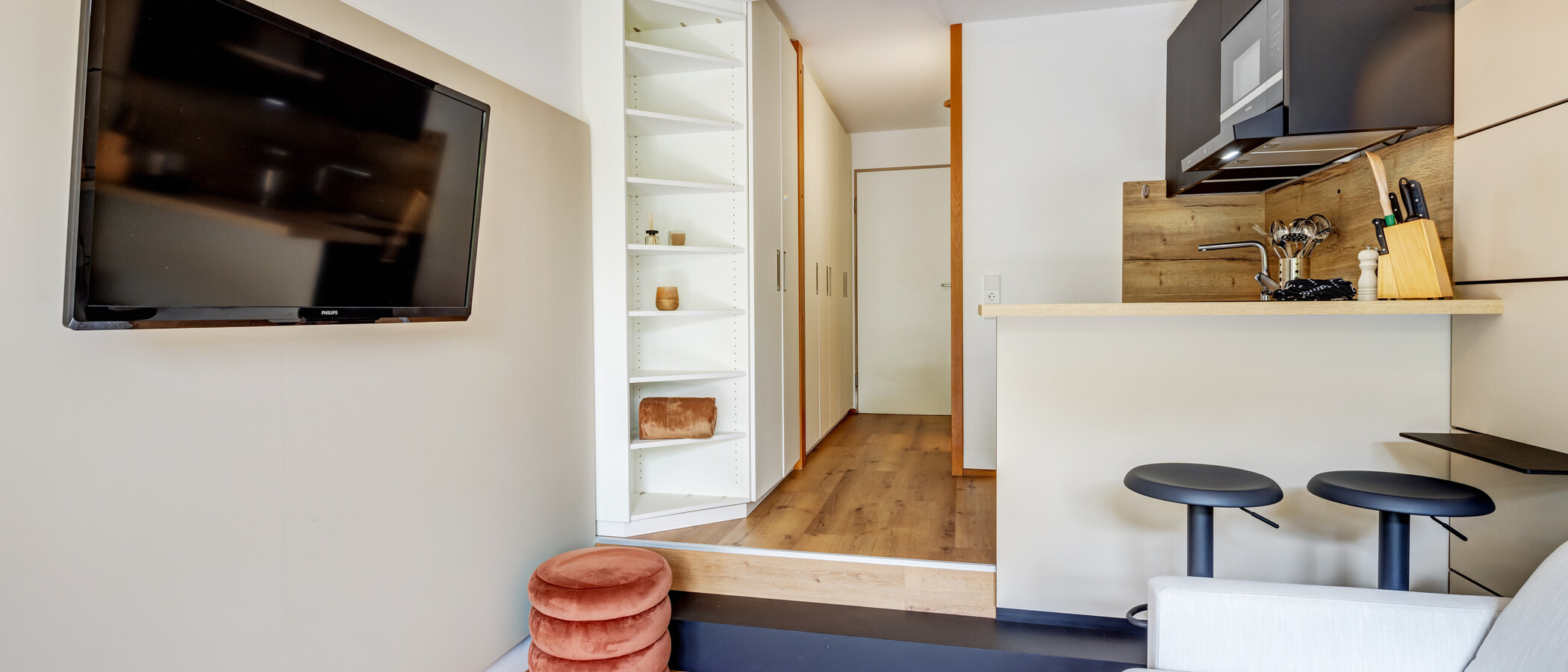 Apartment München Maxvorstadt - Museumsviertel 02 Wohnbereich 14980