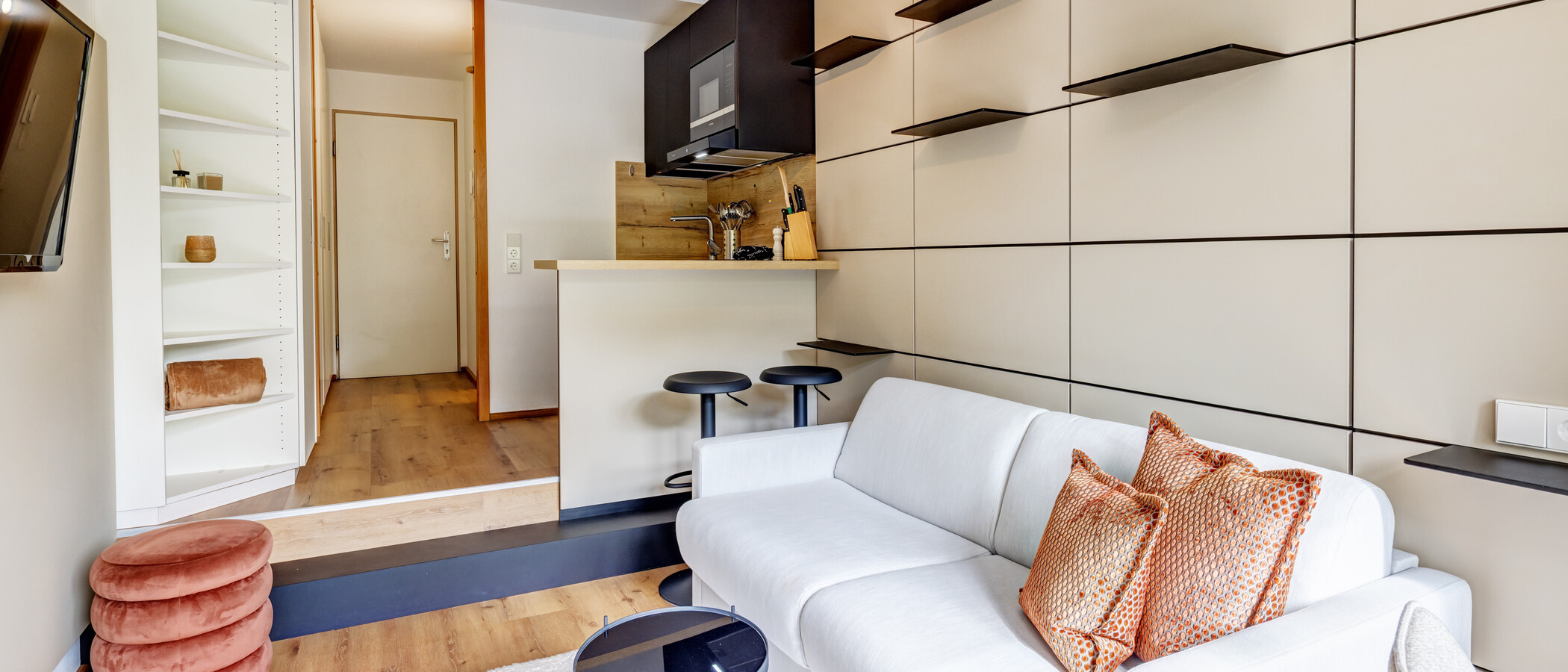 Apartment München Maxvorstadt - Museumsviertel 03 Wohnbereich 14980