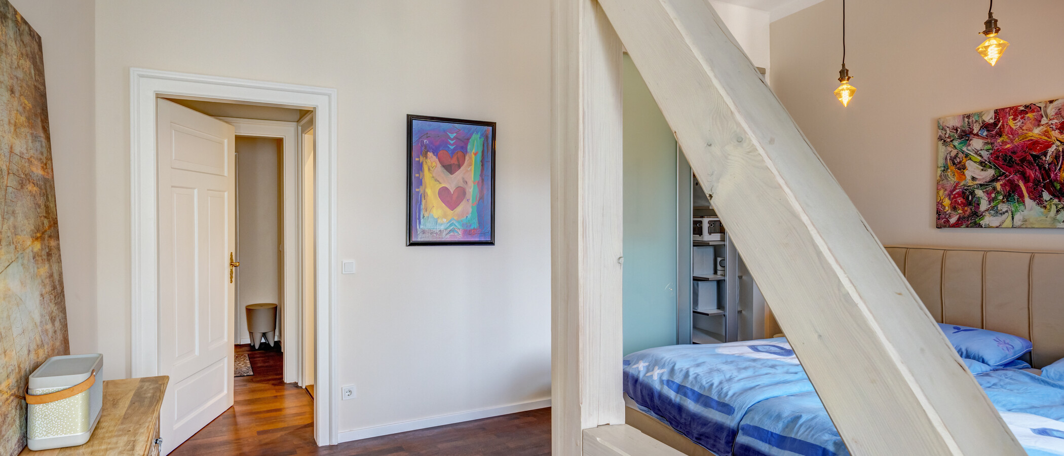 Maisonettewohnung München Ludwigsvorstadt 04 1. Schlafzimmer 14989