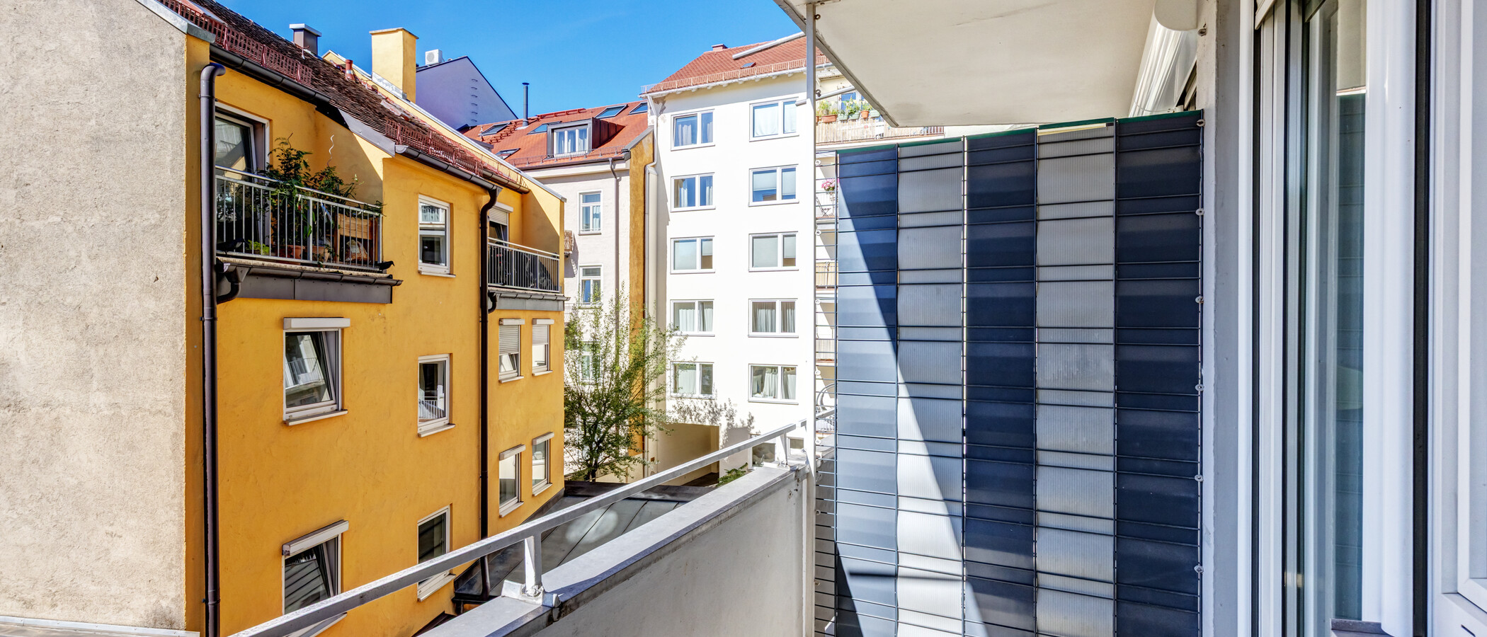 Apartment München Maxvorstadt - Universitätsviertel 02 Balkon 14992