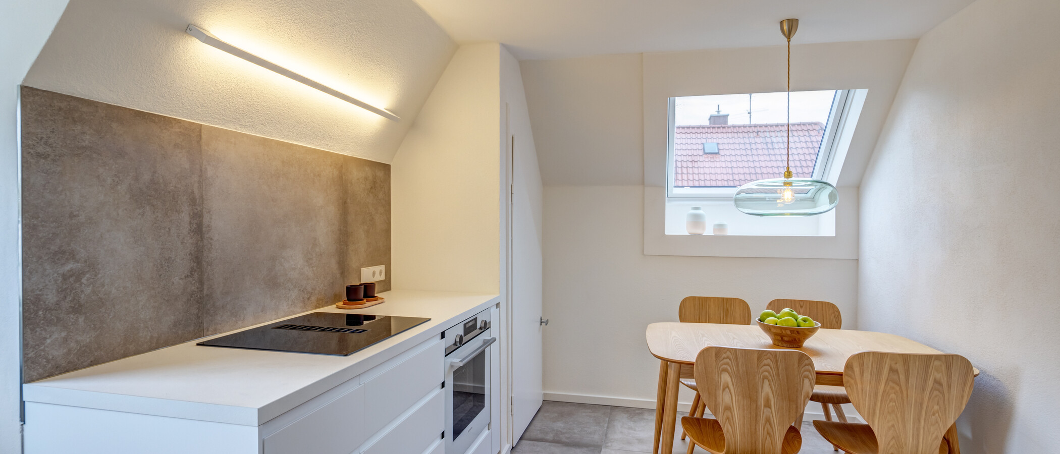 Dachgeschosswohnung München Harlaching 03 Küche 14993