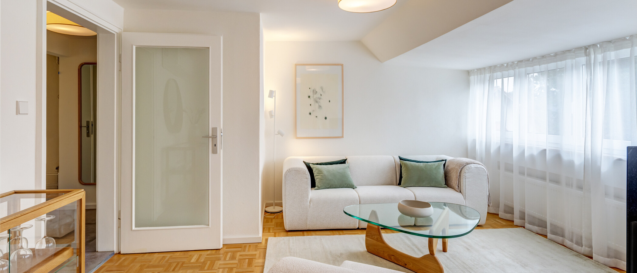 Dachgeschosswohnung München Harlaching 02 Wohnbereich 14993