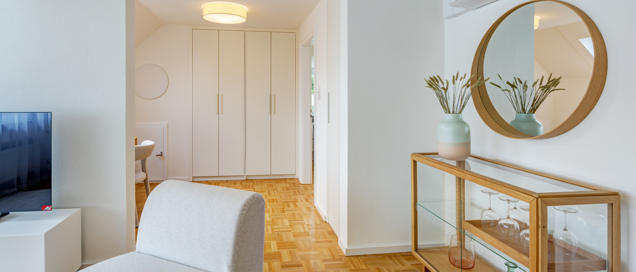 Dachgeschosswohnung München Harlaching 04 Wohnbereich 14993