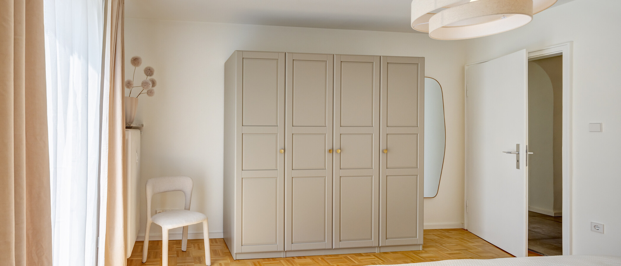Wohnung München Harlaching 02 2. Schlafzimmer	 14994