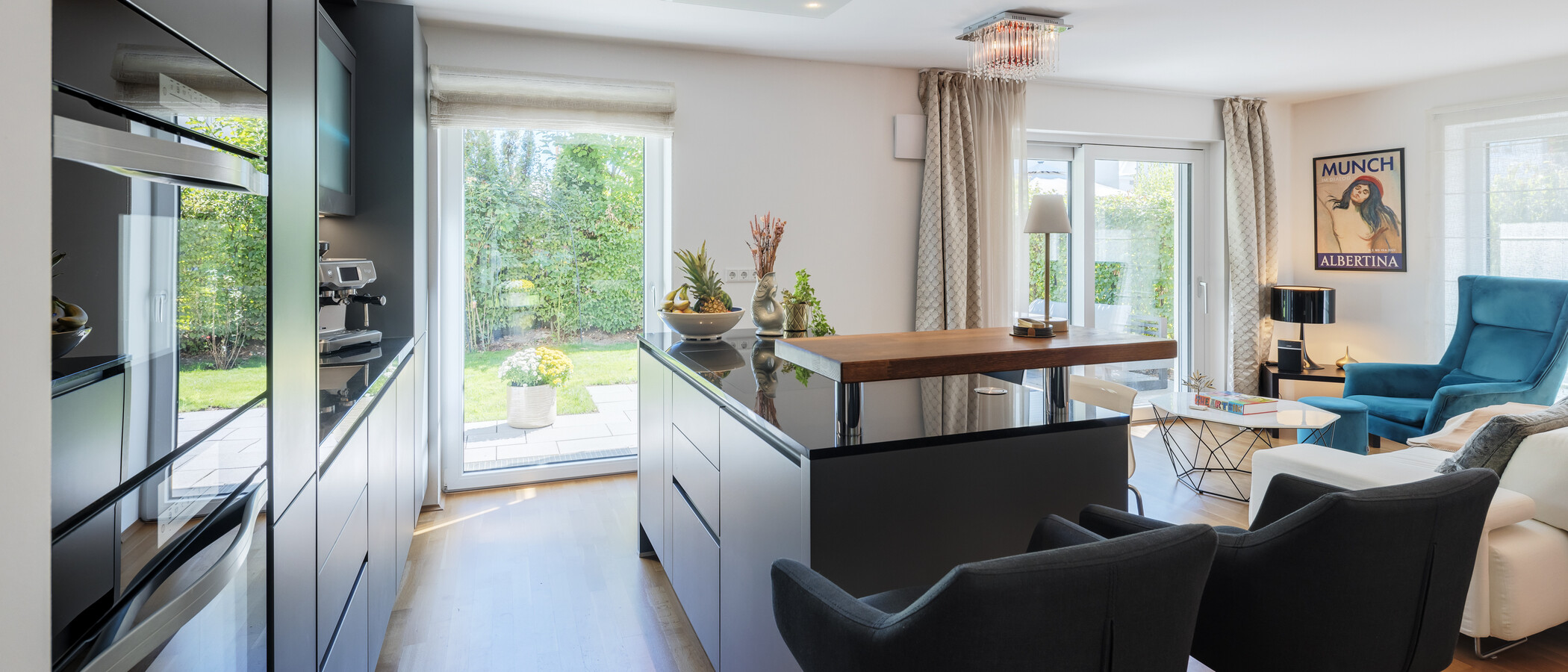 Gartenwohnung München Trudering 03 Küche 15002