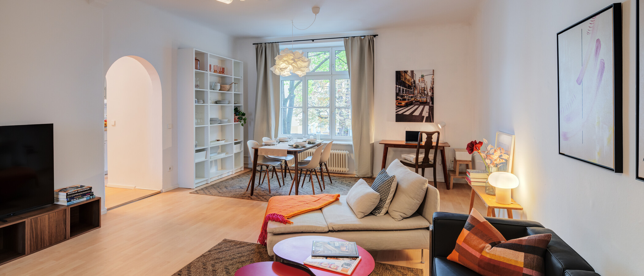Wohnung München Maxvorstadt 01 Wohnbereich 15003