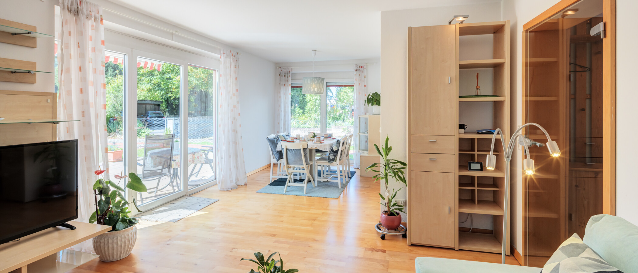Gartenwohnung München Feldmoching 01 Wohnbereich 15007