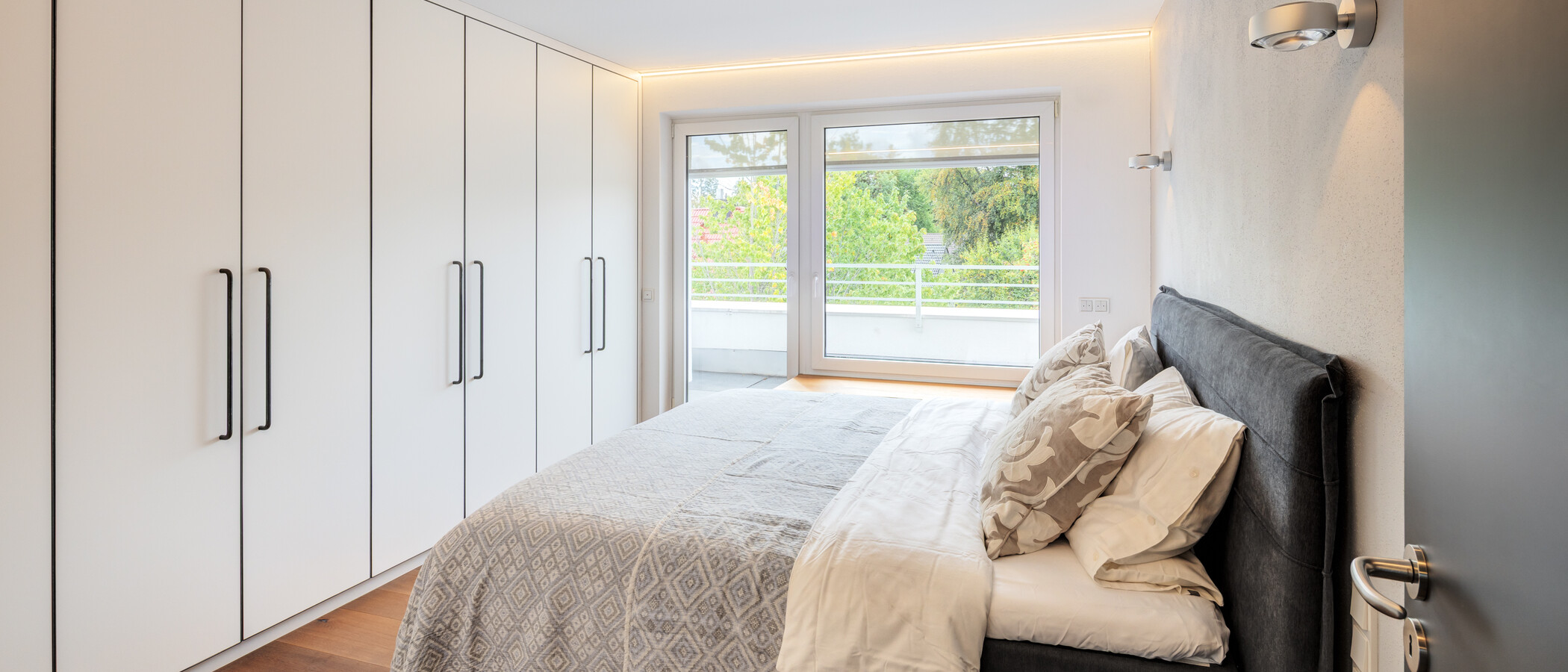 Dachterrassenwohnung München Solln 01 Schlafzimmer 15010
