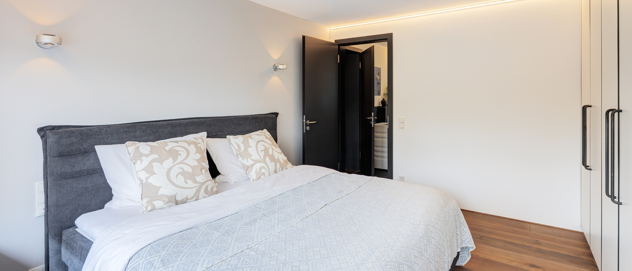 Dachterrassenwohnung München Solln 02 Schlafzimmer 15010