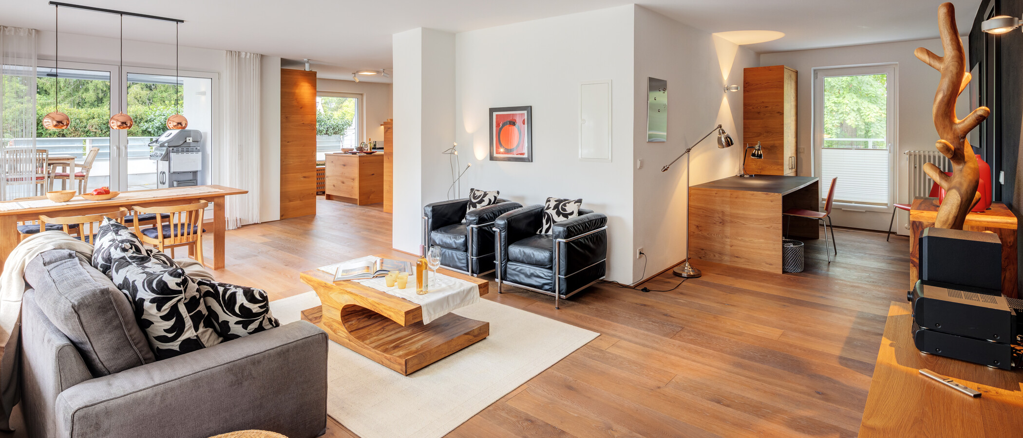Dachterrassenwohnung München Solln 03 Wohnbereich 15010