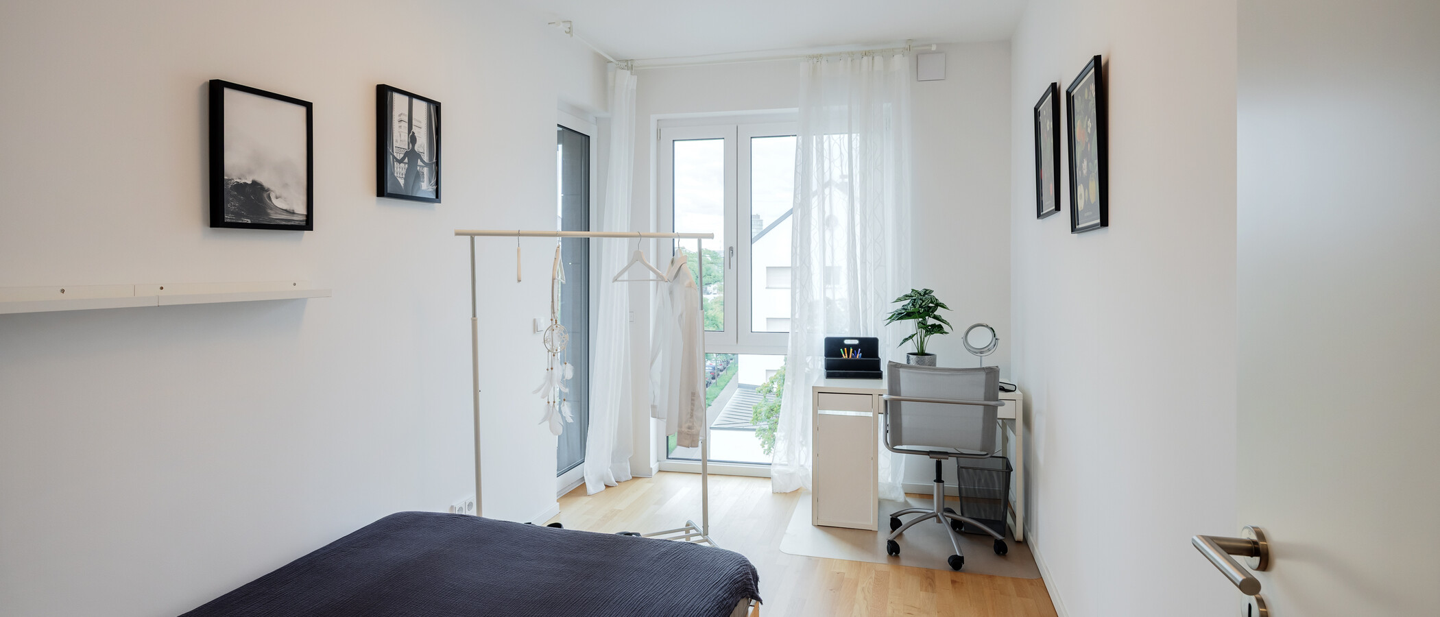 Wohnung München Neuhausen 02 2. Schlafzimmer	 15011