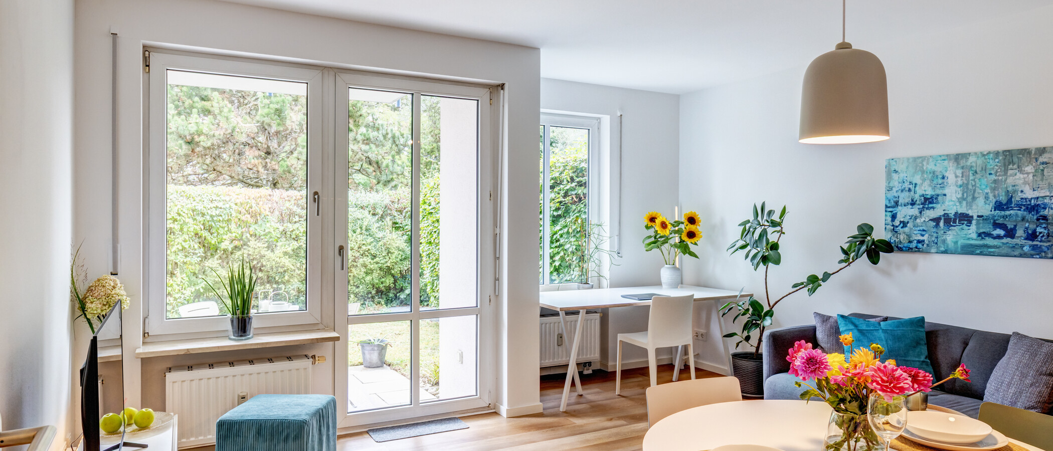 Wohnung München Freimann 02 Wohnbereich 15014