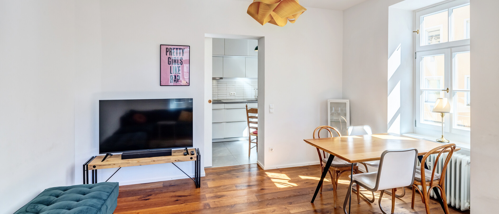 Wohnung München Glockenbachviertel 03 Wohnbereich 15015