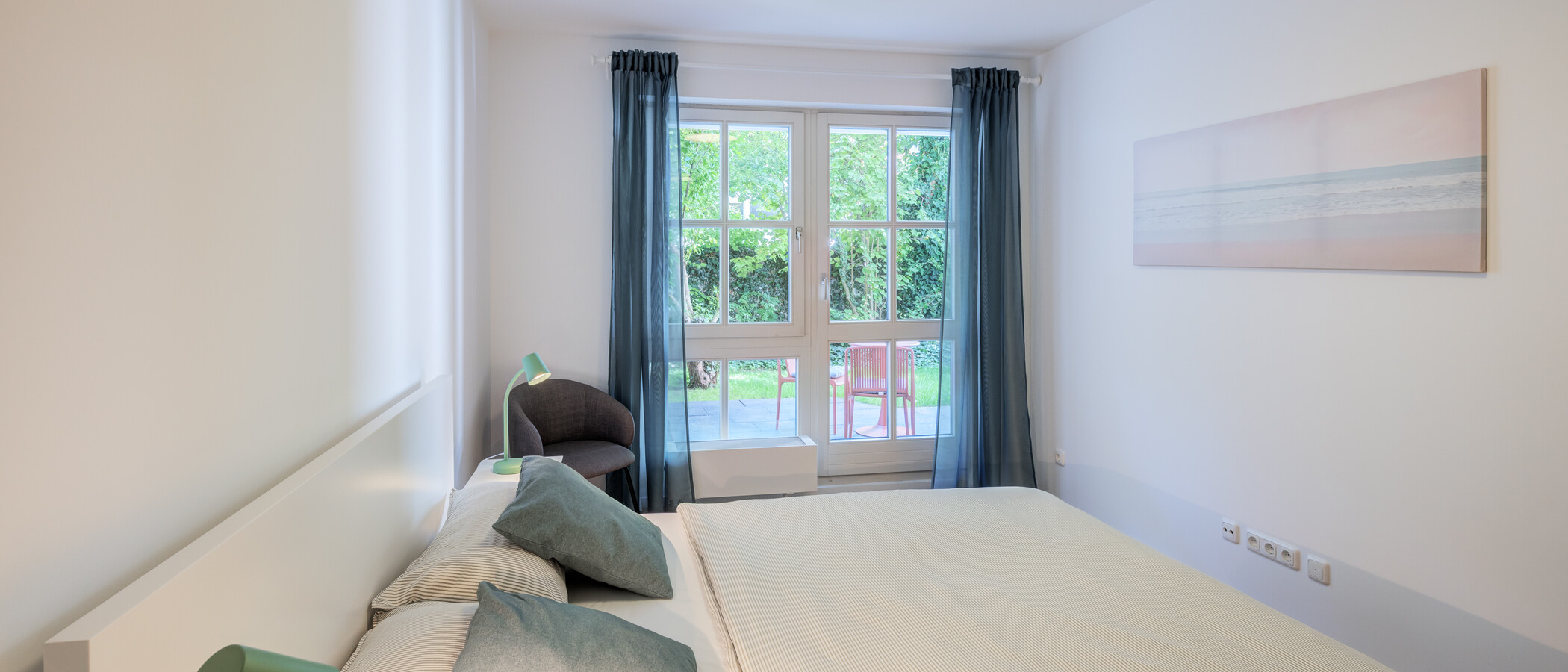 Gartenwohnung München Gärtnerplatzviertel 02 Schlafzimmer 15016