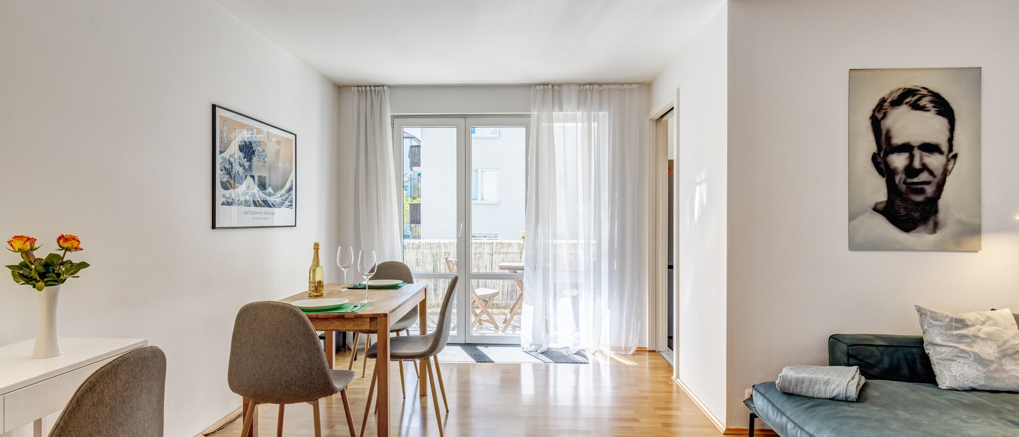 Wohnung München Maxvorstadt - Westen 02 Wohnbereich 15027