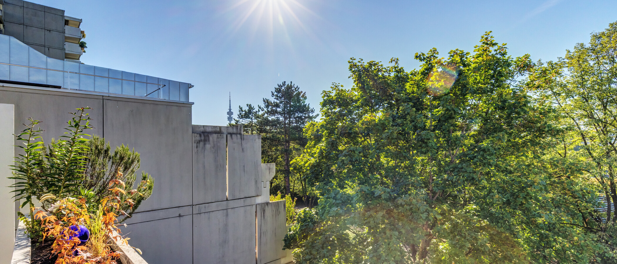 Dachterrassenwohnung München Moosach 02 Aussicht 15028